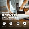 Master Mechanic Pneumatic 18 Gauge Die Cast Brad Nailer, Lightweight Aluminum, Side Load Magazine, Drives 3/8" to 2" Nails for Trim, Base Molding - image 2 of 4