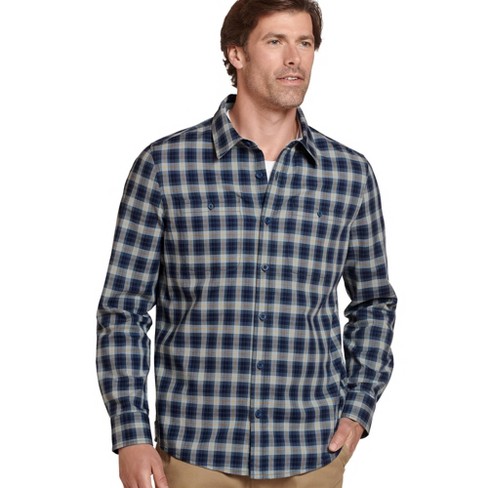 Jockey Men's Outdoors Long Sleeve Woven Button-up Shirt Xl Wood