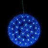 Northlight LED Lighted Hanging Starlight Sphere Outdoor Christmas Decoration- 7.5" - Blue Lights - 2 of 4