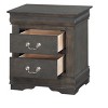 NicBex Nightstand with 2 Drawers,22 inch /21 inch Side Table with Metal Handles and  Elegant Finish,Classic Bedside Table for Bedroom,Living Room - 4 of 4