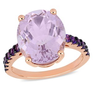 EVERLY JEWELRY |Multiple-color option Silver Cocktail Ring with Multiple color gemstone Options. - 1 of 4