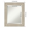 Amanti Art Sierra Beveled Wood Framed Bathroom Vanity Wall Mirror - 3 of 4