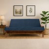 Memory Polyester Infused Futon Mattress Full ¨C Washable Removable Cover, Heavy-Duty Zipper, Thick Foldable Sofa Bed Cushion for Guest Room - 3 of 4