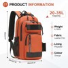 Unique Bargains Waterproof Multi-Pocket Fishing Backpack with Rod Holder - 2 of 4