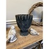 Slickblue Black Cement Goblet Planter - Classic Planters in Small and Large Sizes - 2 of 4