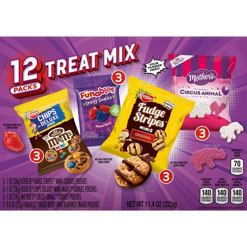 Keebler Sweet Treats Cookies Variety Pack - 11.4oz/12pk, 1 of 7