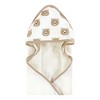 Hudson Baby Cotton Animal Face Hooded Towel, Tan Bear, One Size - 4 of 4
