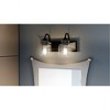Quoizel Lighting Bartley 2 - Light Vanity in  Matte Black - 3 of 3