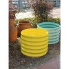 COWLOWN Green 4-Pack Garden Beds Outdoor, Round Galvanized Metal Planter Box for Planting Vegetables, Flowers, Fruits, Eco-Safe & Easy Setup - 2 of 4