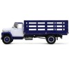 1970s International Loadstar Stake Truck White and Navy Blue 1/64 die cast model by DCP/First Gear - 4 of 4