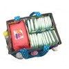 Bacati - Elephants Aqua/Lime/Gray Storage Caddy - 3 of 4