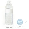 Big Dot of Happiness Dusty Blue Elegantly Simple - Guest Party Favors Circle Sticker Labels - 24 Count - 3 of 4
