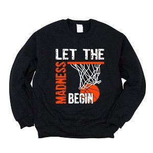 Simply Sage Market Women's Graphic Sweatshirt Let The Madness Begin - 1 of 3