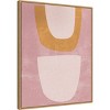 Amanti Art 23"x28" Custom Sun Temple II by Melissa Wang Framed Canvas Wall Art Print: Modern Lithograph, Earth Tones - 2 of 4