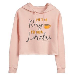Women's - Gilmore Girls - I'm The Rory Cropped Graphic Hoodie - 1 of 2