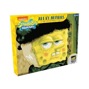 Aquarius Puzzles SpongeBob Van Gogh Portrait Art By Numbers Painting Kit - 1 of 4