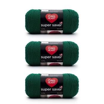 Red Heart Unforgettable Tidal Yarn, Blue Green Acrylic Worsted Roving Yarn  270 Yds, Clothing Afghan and Accessory Yarn, Gift for Knitter, 
