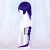 Unique Bargains Women's Wigs 35" Purple with Wig Cap - 3 of 4