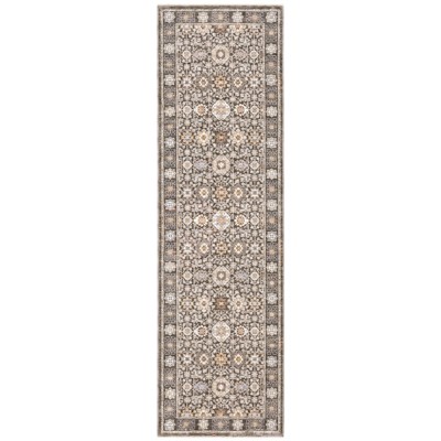 Oriental Weavers Maharaja 071N1 Grey/ Ivory Indoor Area Rug - 2'3" x 7'6"