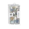 U Brands 24ct Binder Clip Set Ornate Florals - 3 of 4