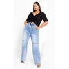 Women's Plus Size Marianna Top - black | CITY CHIC - image 2 of 4