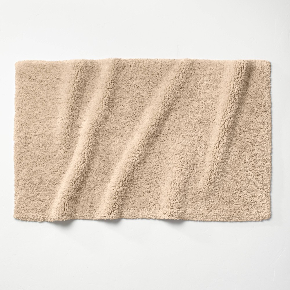 24inx40in Ultra Soft Tufted Bath Rug Sand - Casaluna™