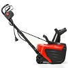 15Amp Corded Snow Blower w/ 180°Chute Rotation & 2 Transport Wheels Red\Blue - 3 of 4