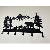 Bear Family Animal Themed Wall Mounted Coat Rack - 2 of 4