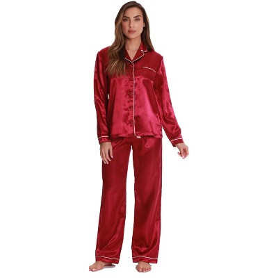 Just Love Womens Pant Set with Notch Collar  Chic & Comfortable Sleepwear