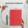 Paper Junkie A5 Dotted Notebooks for Work, Travel, Business, College - Softcover Journals- 8.2 x 5.5 Inch - 92 pages (Red, 6 pack) - 2 of 4