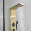 BWE 2 spray rain shower tower shower panel system with chrome nickel shower head and shower wand - 4 of 4