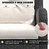 LayinSun Outdoor Patio Furniture Set, Black Rattan Wicker Sectional Swivel Rocker Chairs Sets with Ottomans, Swivel Glider Chair - 3 of 4