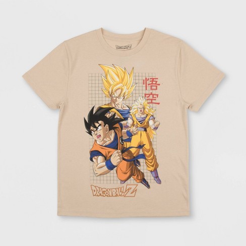 Boys Dragon Ball Z Short Sleeve Graphic T Shirt Gray XS