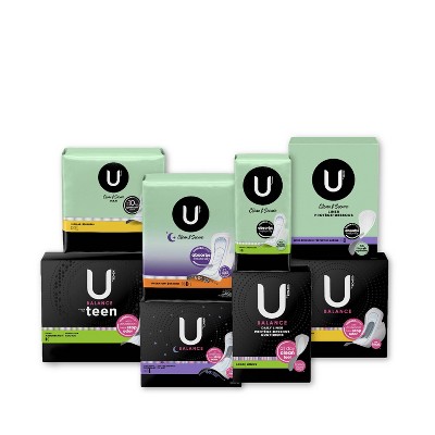 U by Kotex Ultra Thin Teen Feminine Pads with Wings, Extra