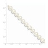 Black Bow Jewelry 7-8mm, White FW Cultured Pearl & 14k Yellow Gold Clasp Necklace - 3 of 4