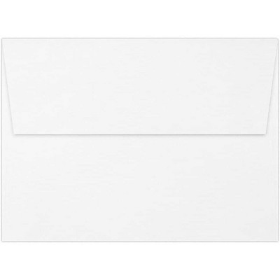 LUX A7 Invitation Envelopes 5 1/4 x 7 1/4  Bright White - 100% Cotton 4880-SW-50
