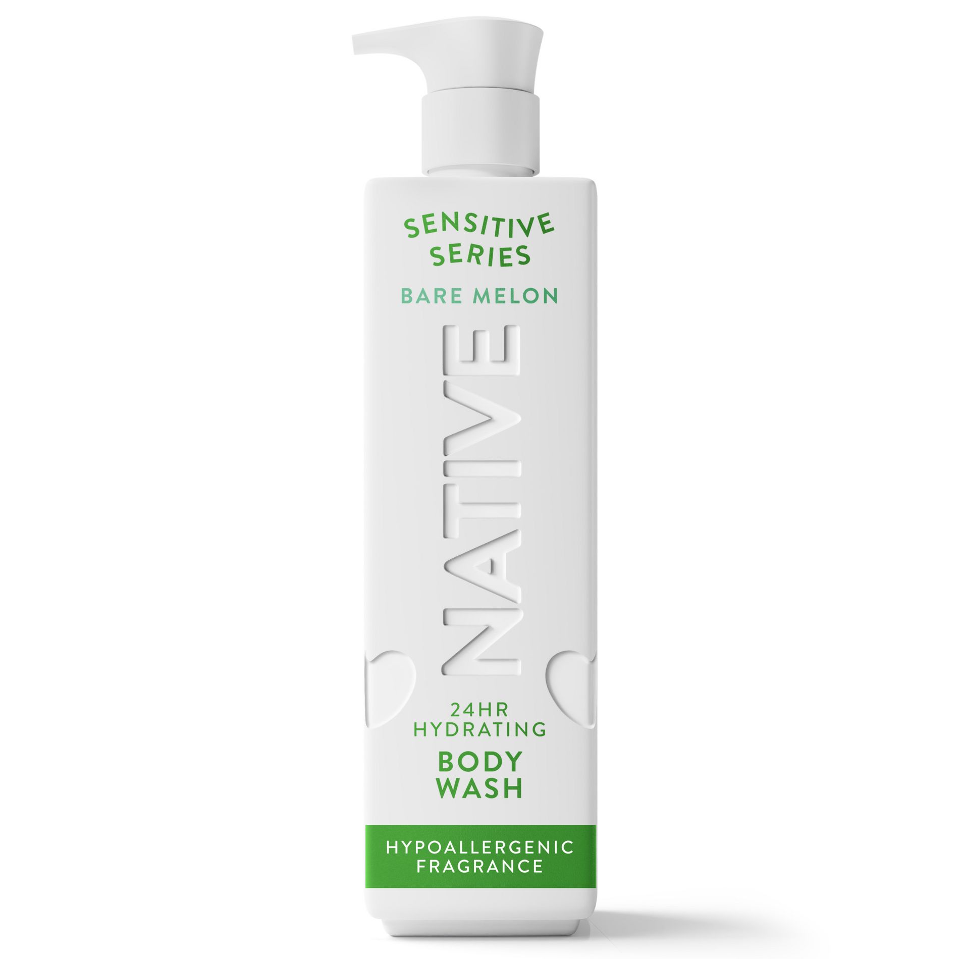 Native Sensitive Series Hypoallergenic Fragrance 24-Hour Hydrating Body Wash - Bare Melon - 18 fl oz