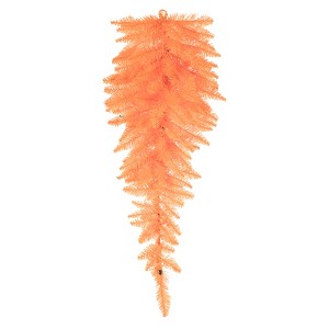 Vickerman 36" Orange Fir Artificial Christmas Teardrop, Unlit - 1 of 4
