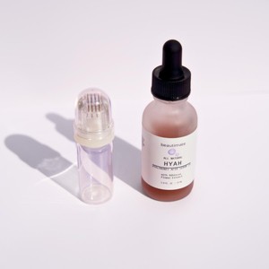 Beautimate Hydra Roller and 2% Hyaluronic Acid Serum Bundle – Microneedling and Deep Hydration System for Radiant, Smooth Skin - 1 of 4