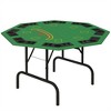 YONWAY Poker Table Foldable 47" Octagon Casino Table Blackjack Texas Holdem Poker Table for 8 Players with Chips Tray and Cup Holders - 2 of 4