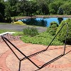 Sunnydaze Portable Heavy-Duty Steel Hammock Stand Only for Camping and Spreader Bar Styles - 330 lb Capacity/10' Stand - Black - 4 of 4
