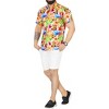 HAPPY BAY Mens Hawaiian Shirts Short Sleeve Button Down Shirt Floral Shirt Men Casual Beach Holiday Hawaii Island Shirts for Men Funny - 2 of 4
