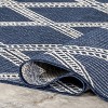 Nuloom Naya Trellis 8x10 Indoor/Outdoor Area Rug for Living Room Patio Deck Front Porch Kitchen, Navy/Ivory - 4 of 4