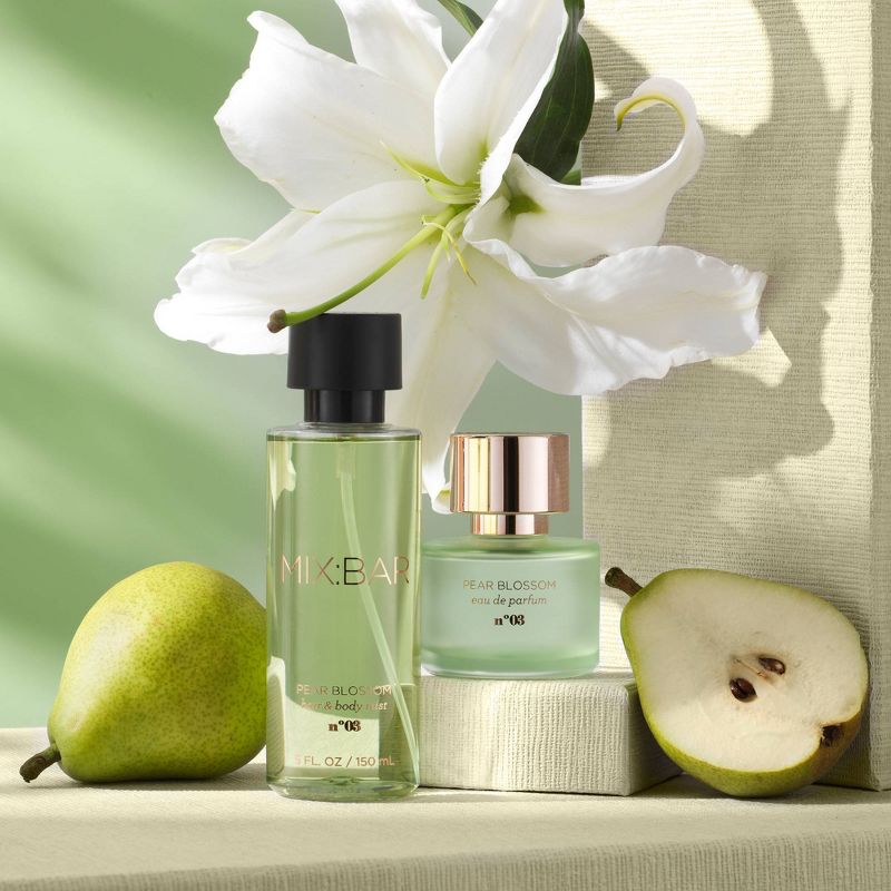 MIX:BAR Pear Blossom Hair &#38; Body Mist - Clean, Vegan Body Spray Fragrance &#38; Hair Perfume for Women - 5 fl oz, 3 of 7
