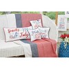 C&F Home 12" x 24" Sparks Will Fly Americana 4th of July Patriotic Embroidered Rectangle XL Throw Pillow - 3 of 3