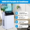 14000 BTU Portable Air Conditioner with 3-in-1 Cooling, Fanning, and Dehumidifying Functions - 2 of 4