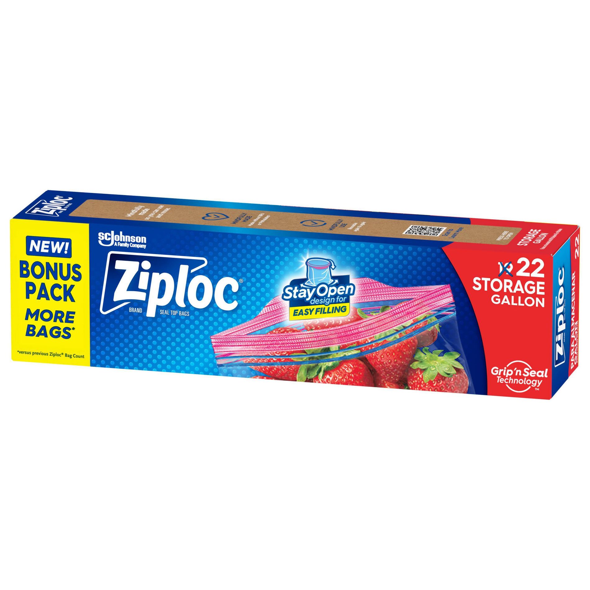 Ziploc Storage Gallon Bags