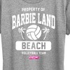 Women's - Barbie - Property of Barbie Land Beach Volleyball Short Sleeve Graphic T-Shirt - 2 of 4