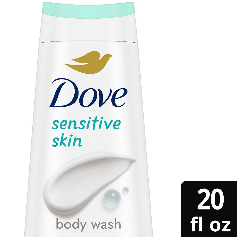Dove Sensitive Skin Hypoallergenic Body Wash - 20 fl oz, 1 of 11