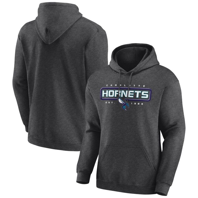 NBA Charlotte Hornets Men&#39;s Fadeaway Jumper Hooded Sweatshirt, 1 of 4